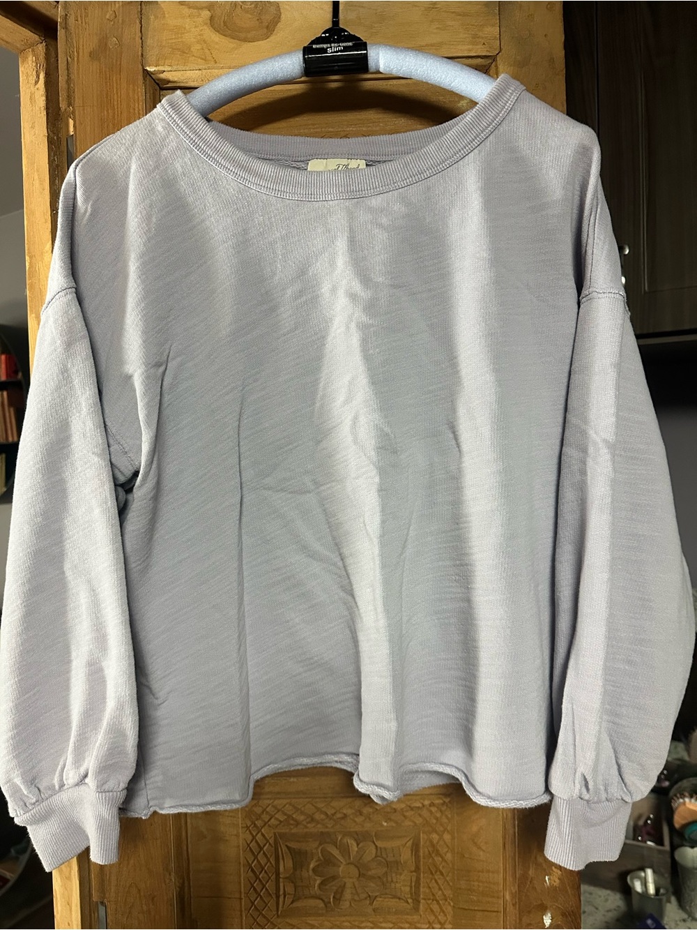 Lavender purple sweatshirt loose fit Universal Threads L boho leisure soft